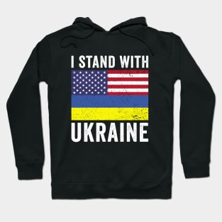 I Stand With Ukraine - Ukraine American Root Hoodie